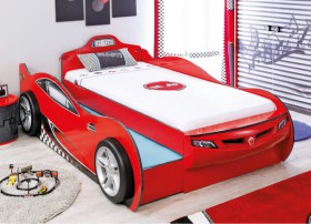 CARBED Кровать-машина Coupe с выдвижной кроватью Red 20.03.1306.00 в Видном - vidnoe.katalogmebeli.com | фото