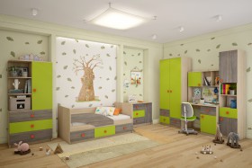 Детская комната Пуговка в Видном - vidnoe.katalogmebeli.com | фото