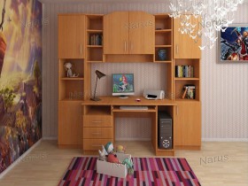Детская Люкс Комплект мебели (Вишня оксфорд) в Видном - vidnoe.katalogmebeli.com | фото