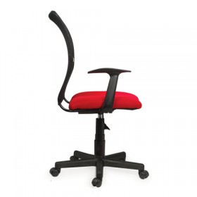 Кресло BRABIX Spring MG-307 (красно-черный) в Видном - vidnoe.katalogmebeli.com | фото 3