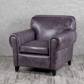 Кресло кожаное Элегант (Фиолетовый) в Видном - vidnoe.katalogmebeli.com | фото