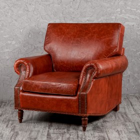 Кресло кожаное Лофт Аристократ (кожа буйвола) в Видном - vidnoe.katalogmebeli.com | фото