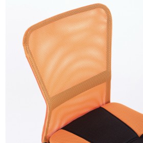 Кресло компактное BRABIX Smart MG-313 (черный, оранжевый) в Видном - vidnoe.katalogmebeli.com | фото 4