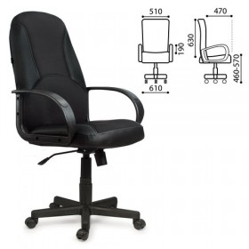 Кресло офисное BRABIX City EX-512 (черное) в Видном - vidnoe.katalogmebeli.com | фото