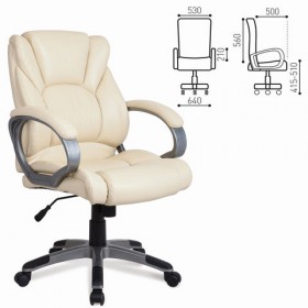Кресло офисное BRABIX Eldorado EX-504 (бежевый) в Видном - vidnoe.katalogmebeli.com | фото