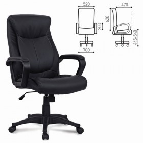 Кресло офисное BRABIX Enter EX-511 (черный) в Видном - vidnoe.katalogmebeli.com | фото