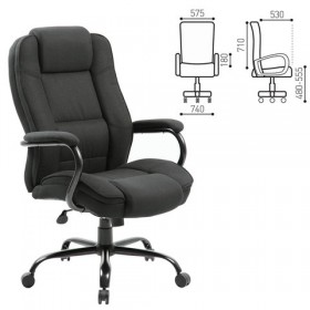 Кресло офисное BRABIX Heavy Duty HD-002 (ткань) в Видном - vidnoe.katalogmebeli.com | фото