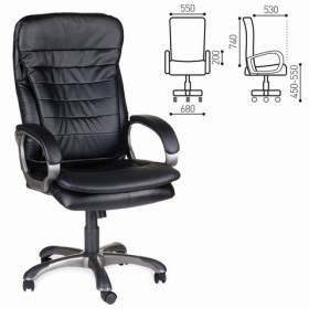 Кресло офисное BRABIX Omega EX-589 (черное) в Видном - vidnoe.katalogmebeli.com | фото