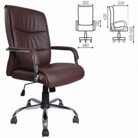 Кресло офисное BRABIX Space EX-508 (коричневый) в Видном - vidnoe.katalogmebeli.com | фото