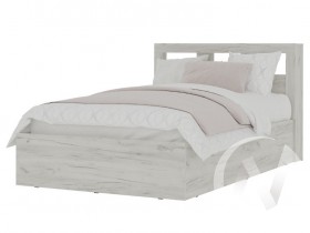 Кровать 1,2 МС Гранд (дуб крафт белый) в Видном - vidnoe.katalogmebeli.com | фото