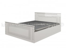 Кровать Афина-1 1,4 м (Белый/Белый глянец) в Видном - vidnoe.katalogmebeli.com | фото