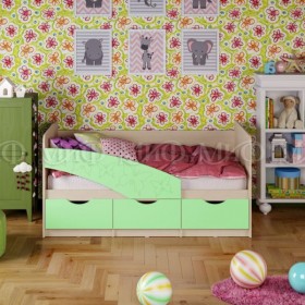 Кровать Бабочки 2,0м (Салат матовый) в Видном - vidnoe.katalogmebeli.com | фото