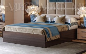 Кровать Нэнси 1,6м (Венге/капучино глянец) в Видном - vidnoe.katalogmebeli.com | фото