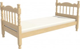 Кровать одинарная Аленка из массива сосны 800*1890 Сосна в Видном - vidnoe.katalogmebeli.com | фото 3