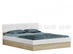 Кровать с подъемным механизмом 1,4 спальня Фортуна (Дуб сонома/белый глянец) в Видном - vidnoe.katalogmebeli.com | фото