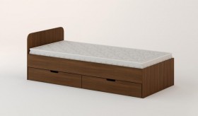 Кровать с ящиками 900 (Орех темный) в Видном - vidnoe.katalogmebeli.com | фото
