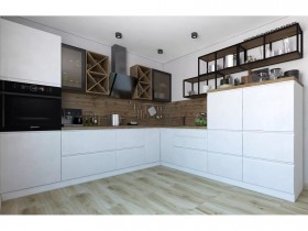 Модульная кухня Бронкс 1,8 м (Кварц) в Видном - vidnoe.katalogmebeli.com | фото 5