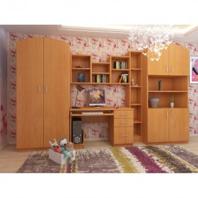 Детская Мишутка Комплект мебели (Вишня оксфорд) в Видном - vidnoe.katalogmebeli.com | фото
