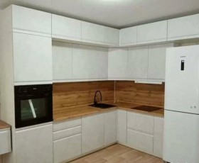 Модульная кухня Бруклин 2.4 x 2 м (Бетон белый) в Видном - vidnoe.katalogmebeli.com | фото 15