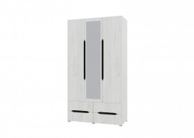 Шкаф 3-х створчатый с ящиками и зеркалом Вега (Прованс) в Видном - vidnoe.katalogmebeli.com | фото