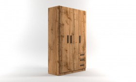 Шкаф 3-х створчатый с ящиками Шервуд (Дуб Вотан) в Видном - vidnoe.katalogmebeli.com | фото