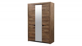 Шкаф для одежды "Лючия" (3-х дв.) (кейптаун/зеркало) в Видном - vidnoe.katalogmebeli.com | фото
