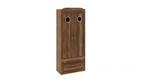 Шкаф комбинированный для одежды с иллюминатором «Навигатор» (Дуб Каньон) в Видном - vidnoe.katalogmebeli.com | фото