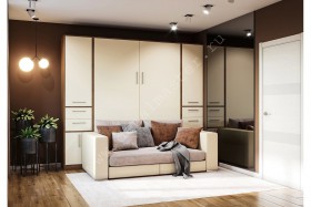 Шкаф-кровать с диваном Злата в Видном - vidnoe.katalogmebeli.com | фото