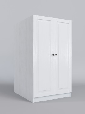 Шкаф под кровать второго яруса Классика (Белый/корпус Выбеленное дерево) в Видном - vidnoe.katalogmebeli.com | фото