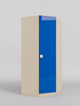 Шкаф угловой (угловая секция) Скай люкс (Синий/корпус Клен) в Видном - vidnoe.katalogmebeli.com | фото