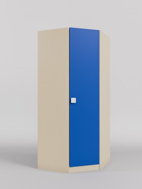 Шкаф угловой (угловая секция) Скай (Синий/корпус Клен) в Видном - vidnoe.katalogmebeli.com | фото