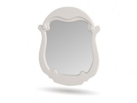 Зеркало настенное Мария (Белый глянец) в Видном - vidnoe.katalogmebeli.com | фото