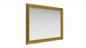 Зеркало навесное "Айрум"/(дуб кальяри / профиль: золото с орнаментом) в Видном - vidnoe.katalogmebeli.com | фото